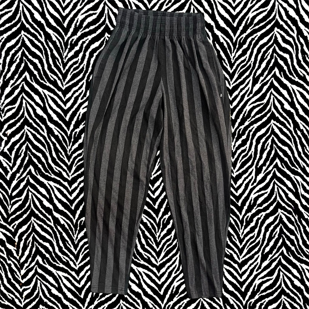★ Otomix Charcoal Striped Baggy Workout Pants ★